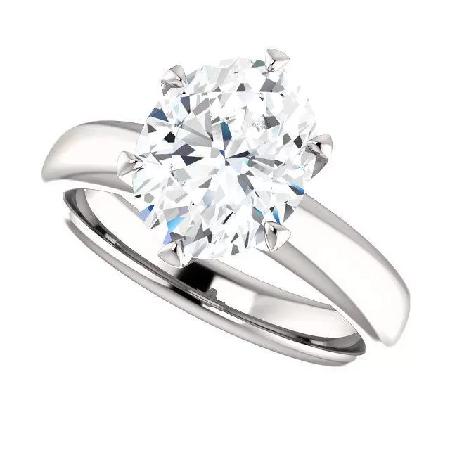 Infinite Six-Prong Solitaire Diamond Engagement Ring