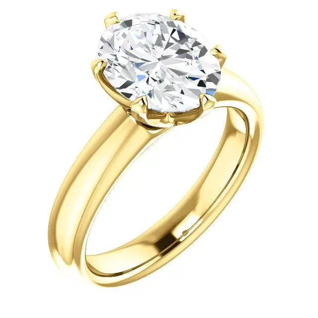 Infinite Six-Prong Solitaire Diamond Engagement Ring