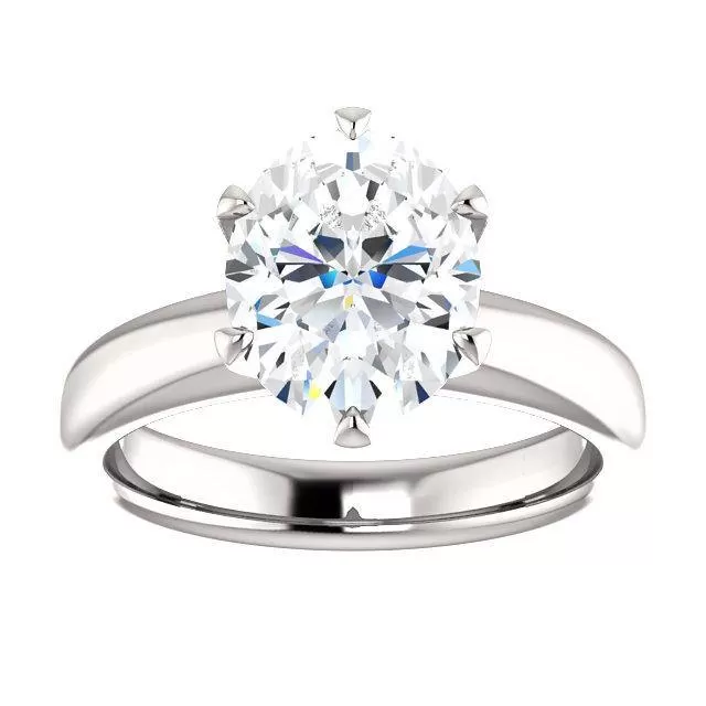 Infinite Six-Prong Solitaire Diamond Engagement Ring