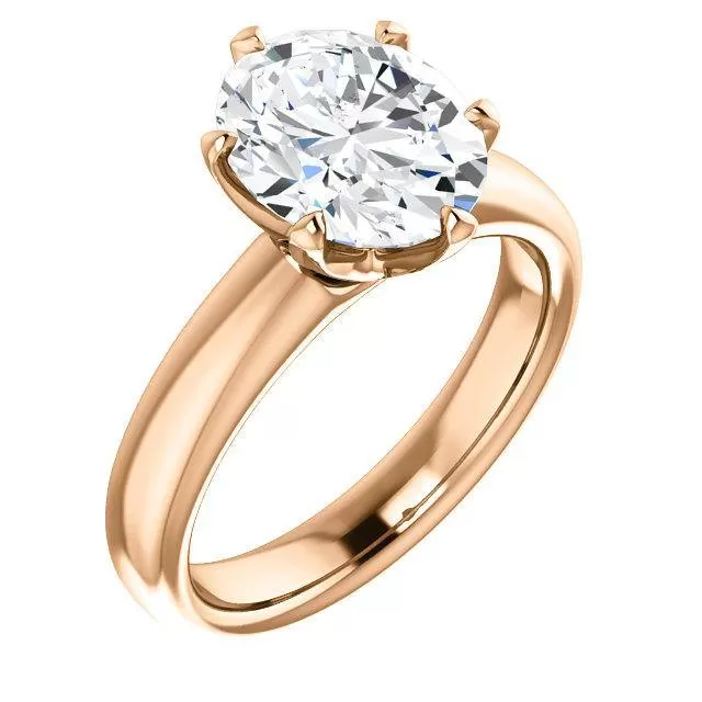 Infinite Six-Prong Solitaire Diamond Engagement Ring