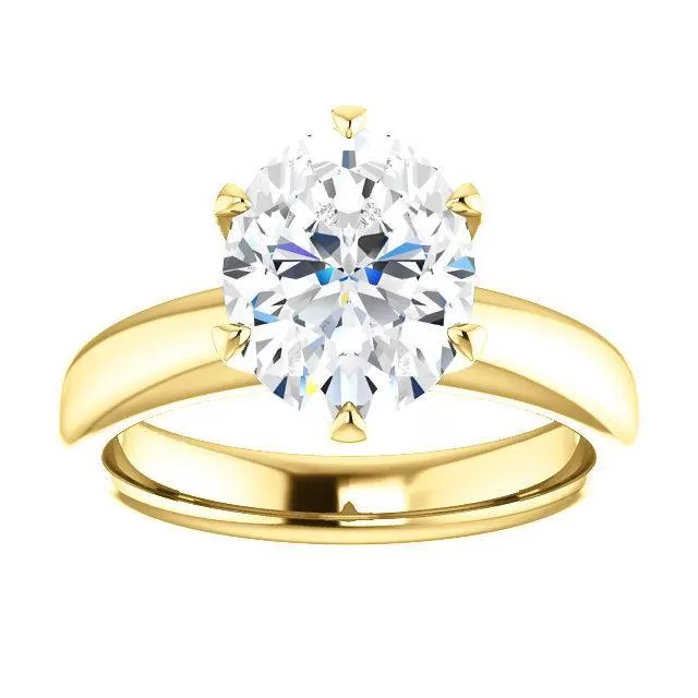 Infinite Six-Prong Solitaire Diamond Engagement Ring