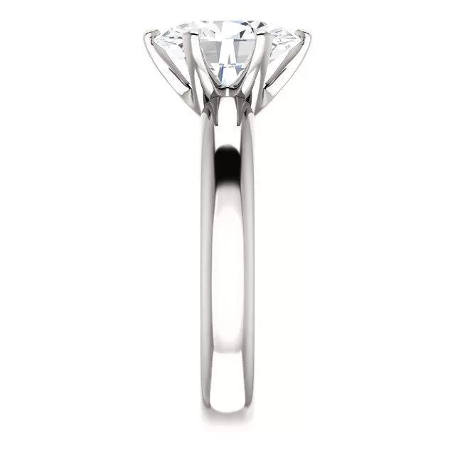 Infinite Six-Prong Solitaire Diamond Engagement Ring