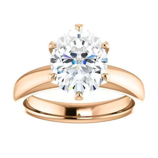 Infinite Six-Prong Solitaire Diamond Engagement Ring