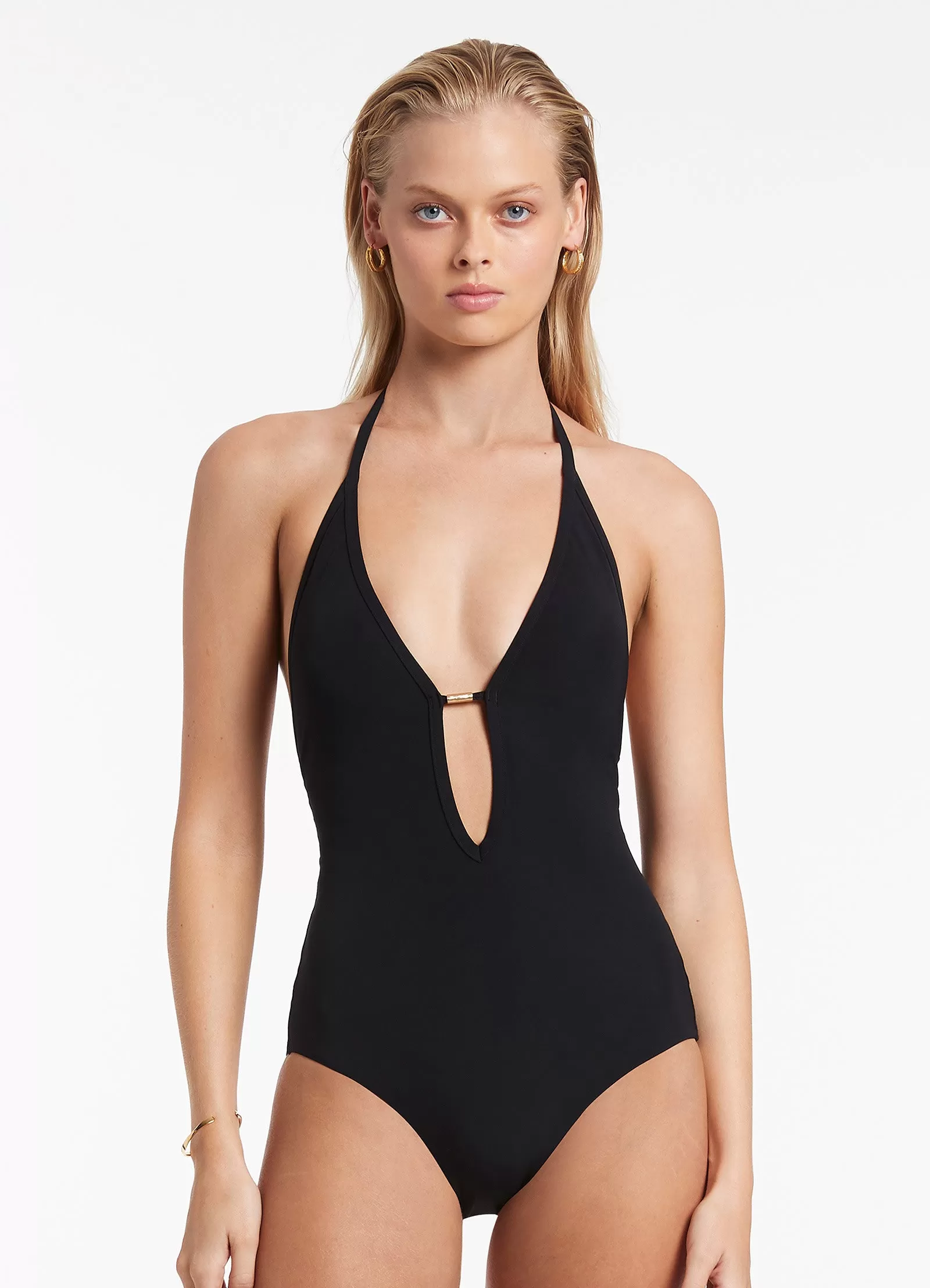 Jetset Plunge One Piece - Black