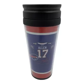 Josh Allen Buffalo Bills 14oz Travel Tumbler