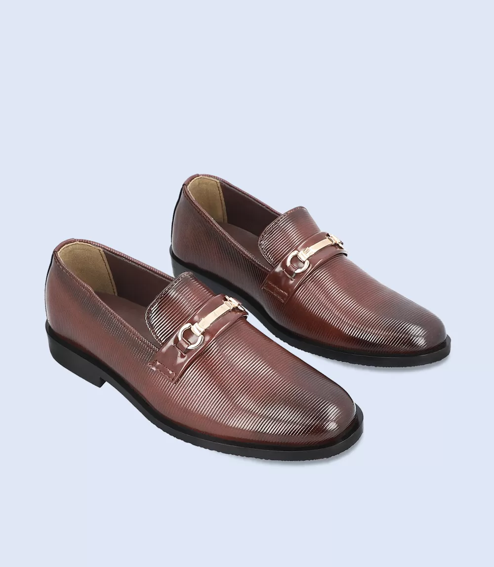 KB0068-BROWN-Boys Formal Moccassion