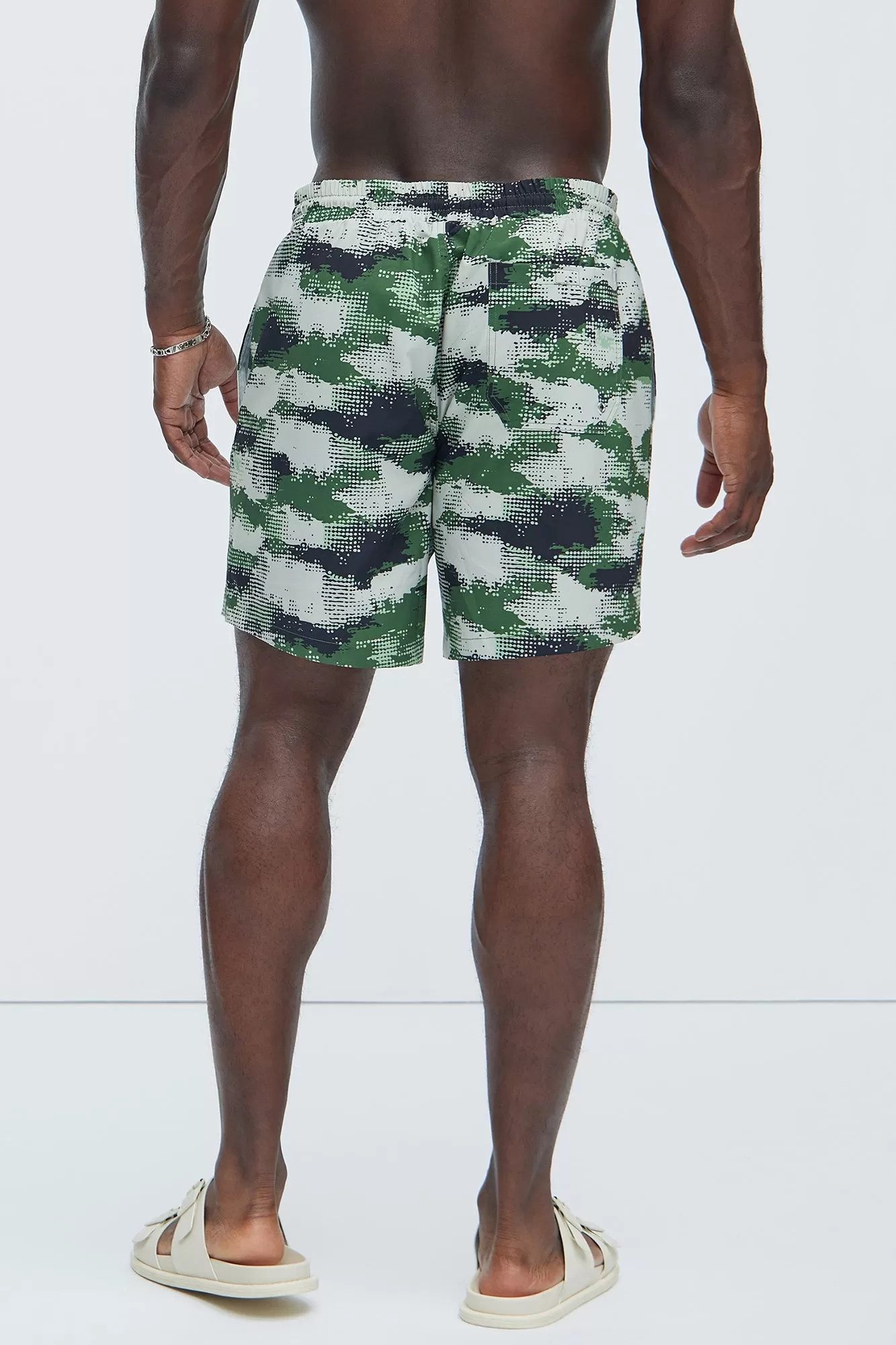 Kent Camouflage Swim Trunks - Black/combo