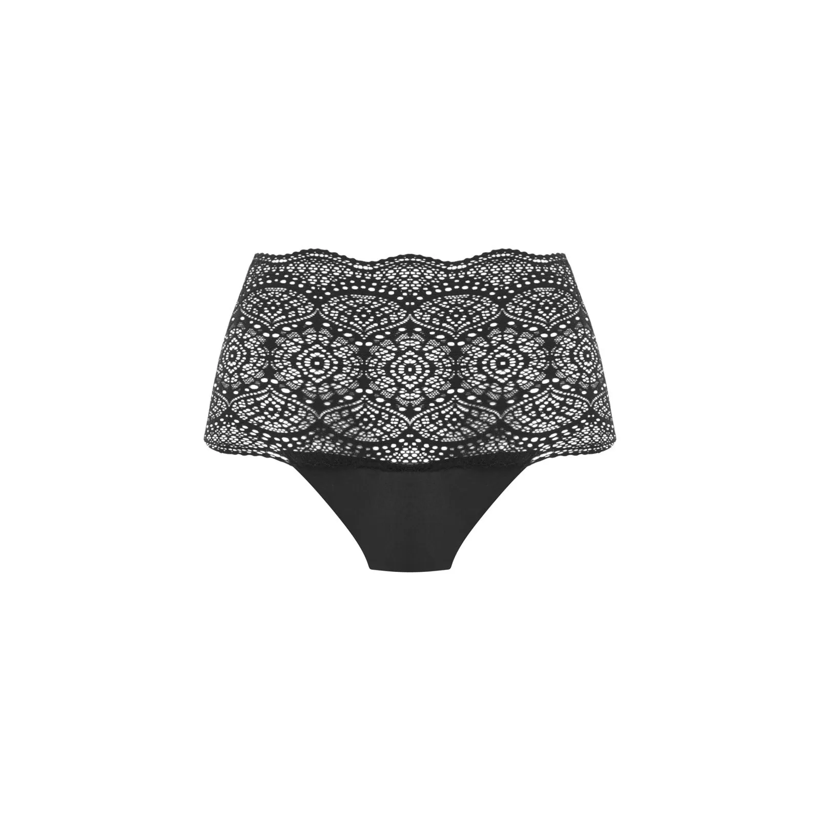 Lace Ease Invisible Stretch Full Briefs - Black