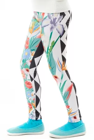 Leg Code Girls Leggings Flowers in Style