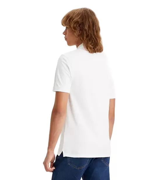 Levi's short sleeve men's polo shirt Housemark Slim A4842-0002 white