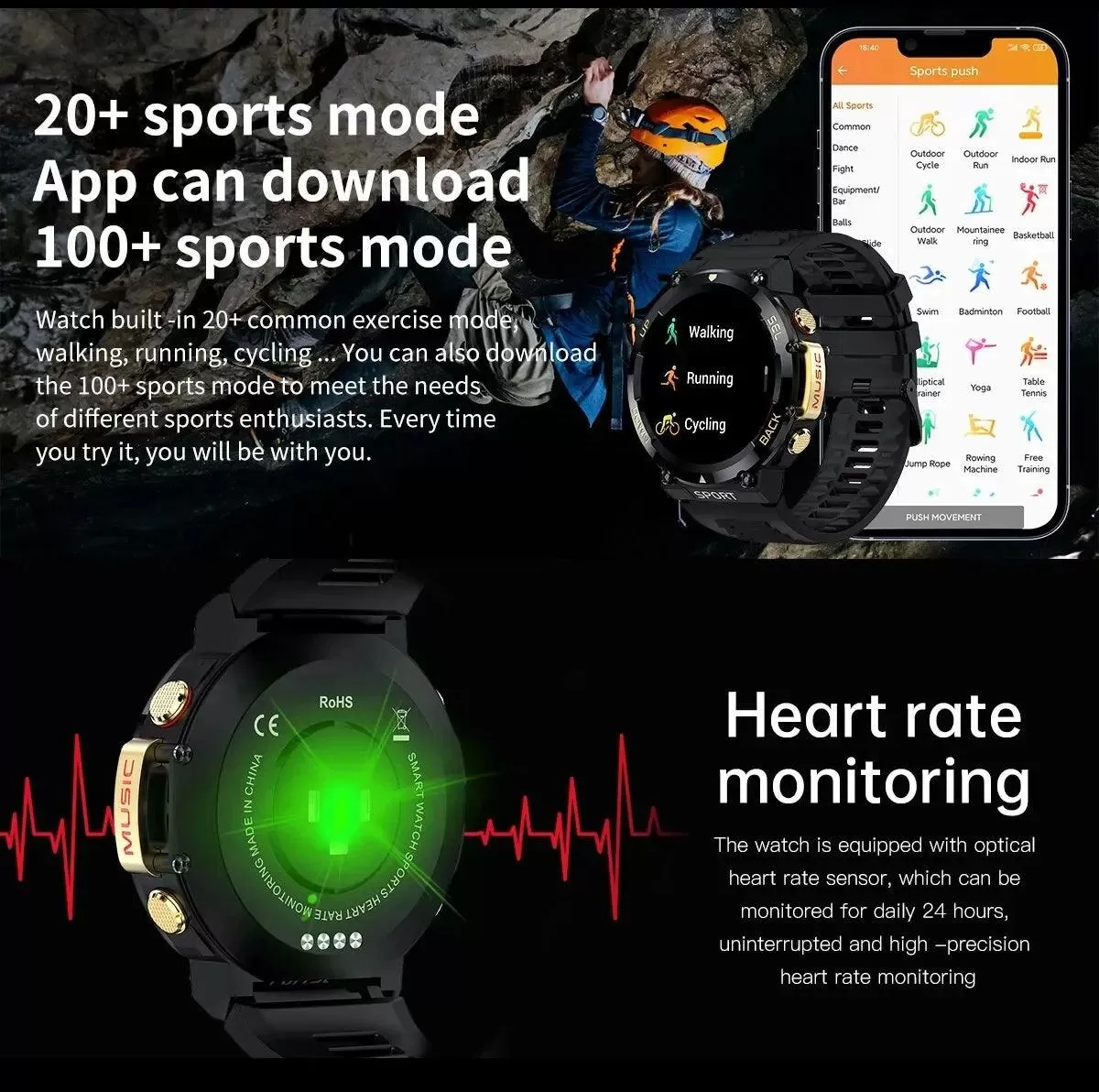 LF33 Smartwatch: Power and Versatility for Men