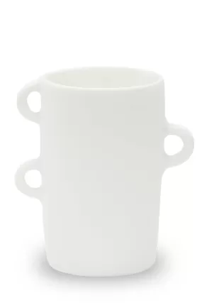 LOOPY Medium Vase in White