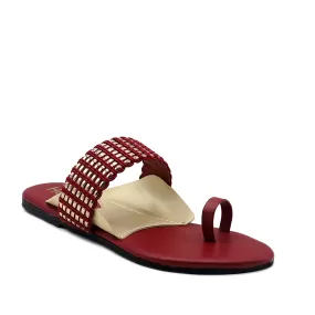 Maroon Casual Chappal 000391