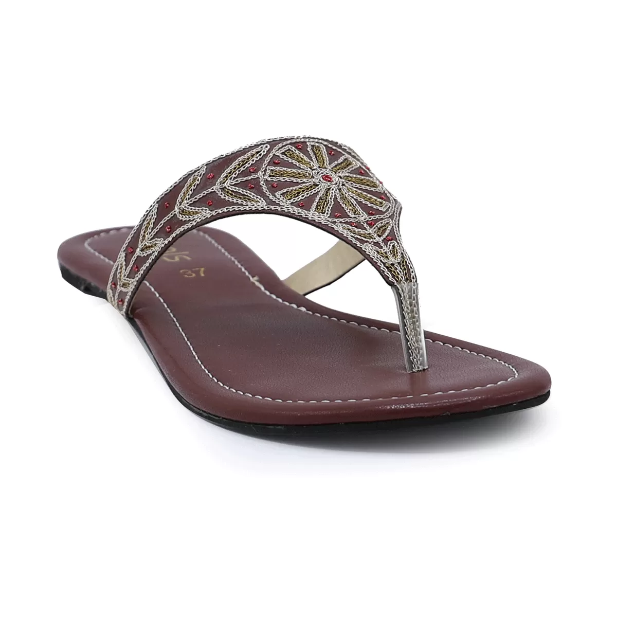 Maroon Casual Chappal 005662