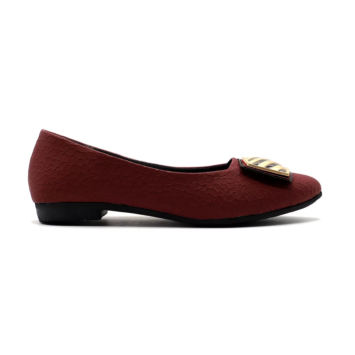 Maroon Casual Pumps 090788