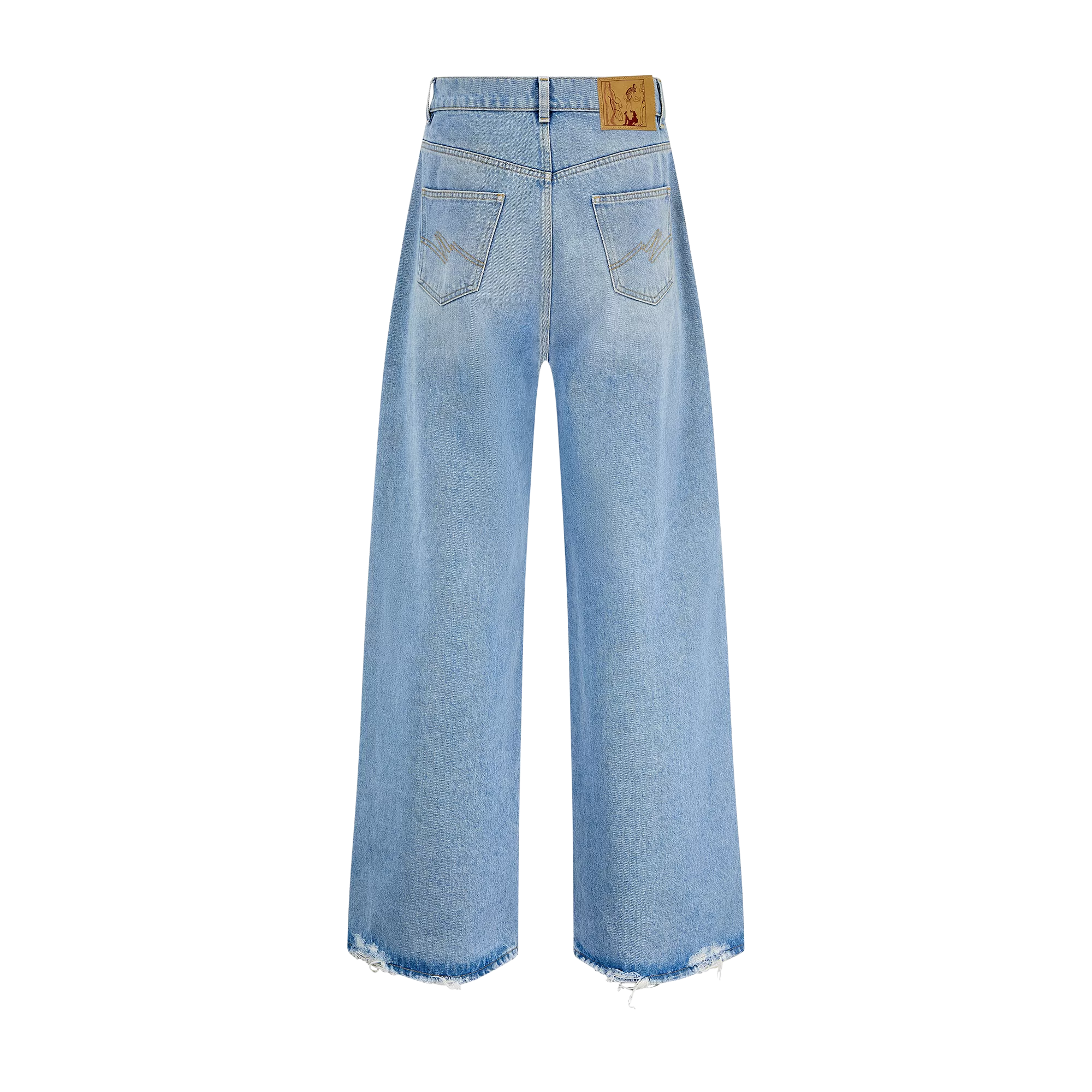 MARTINE ROSE - Extended Wide Leg Jean