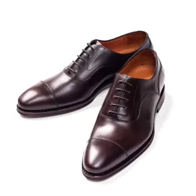 Men's Oxford Cap Toe / Dark Brown Calf 98654