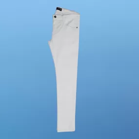 Men’s White Stretch Denim Jeans  | modern fit