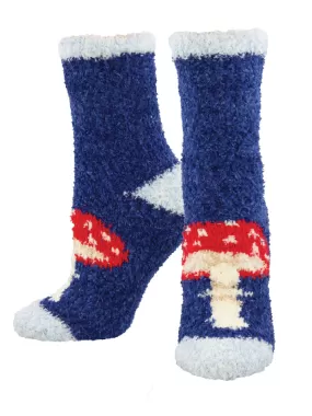 Mighty Mushroom Fuzzy Socks