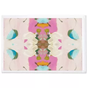 Monets Garden Pink Acrylic Tray