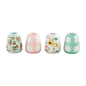 Mud Pie Fruity Floral Bud Vases