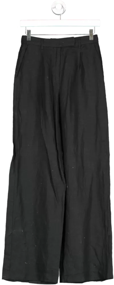 NA-KD Black Wide Leg Trousers W36