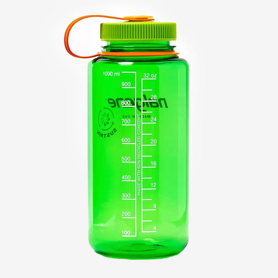 Nalgene Wide Mouth 1 Litre Tritan Sustain Water Bottle