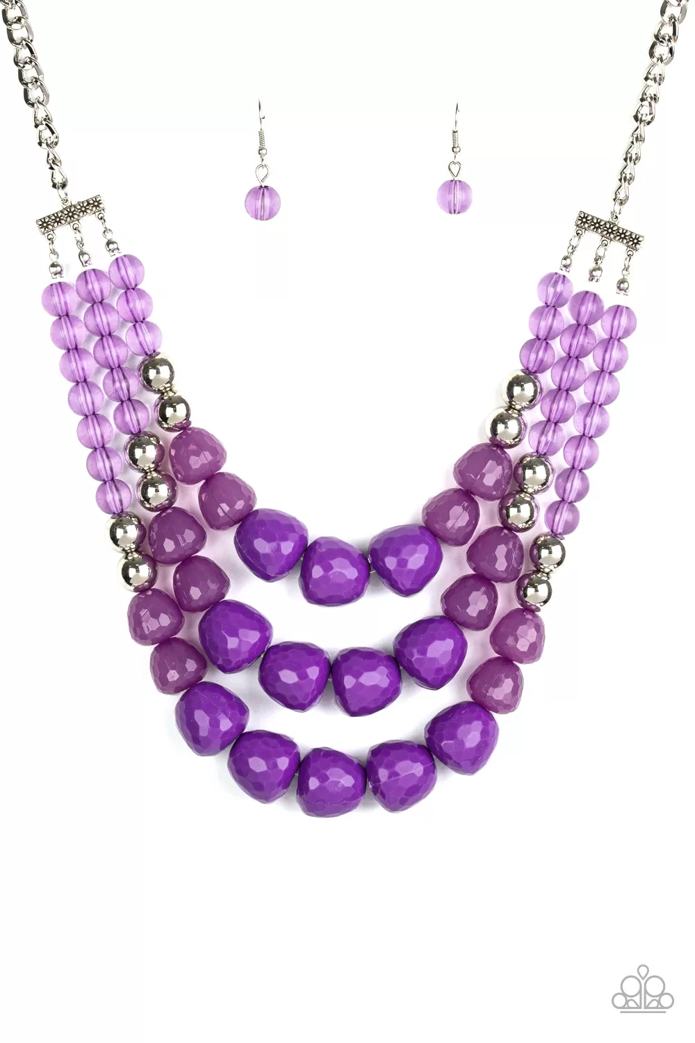 Paparazzi Accessories - Forbidden Fruit - Purple Necklace