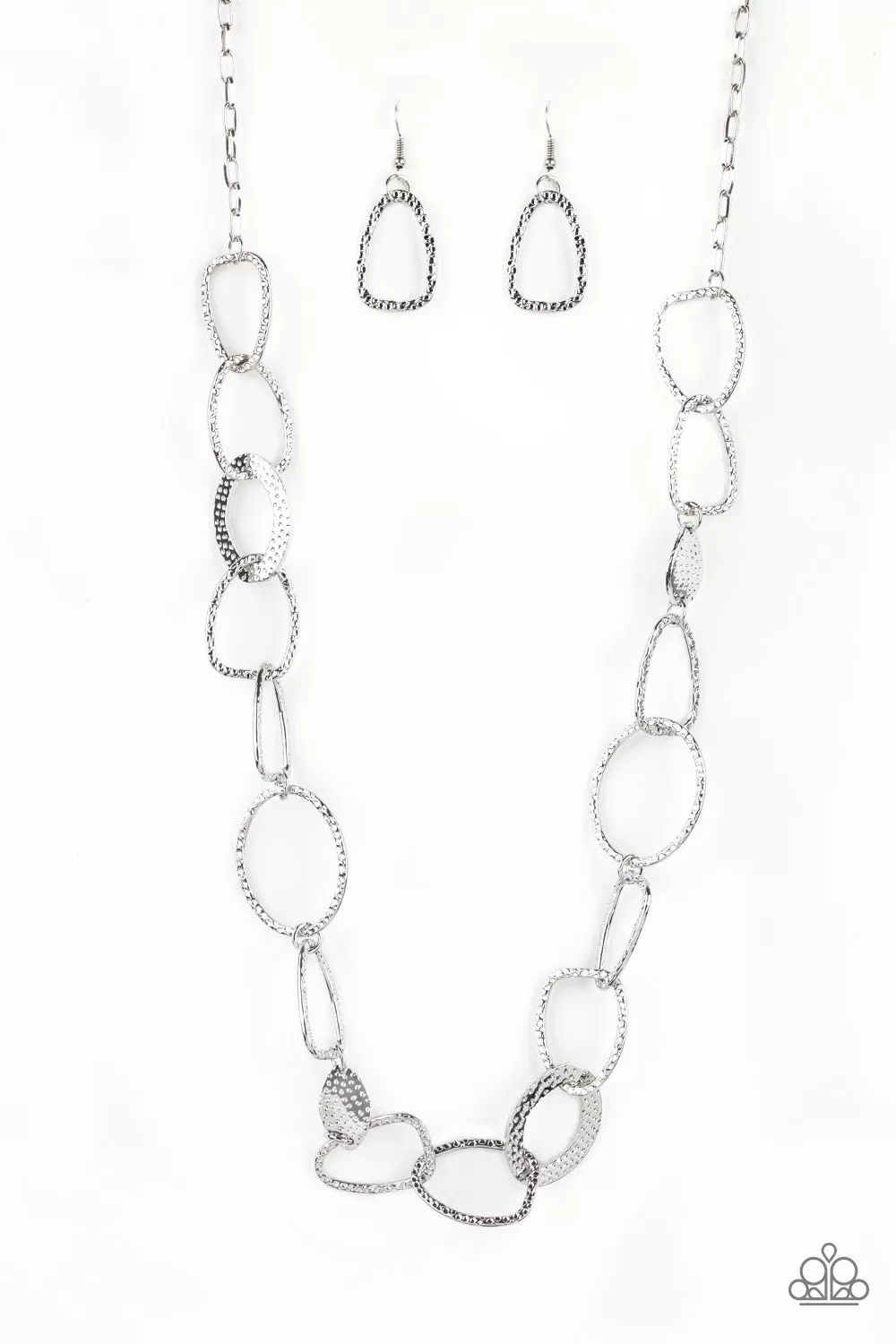 Paparazzi Accessories - Metro Nouveau - Silver Necklace