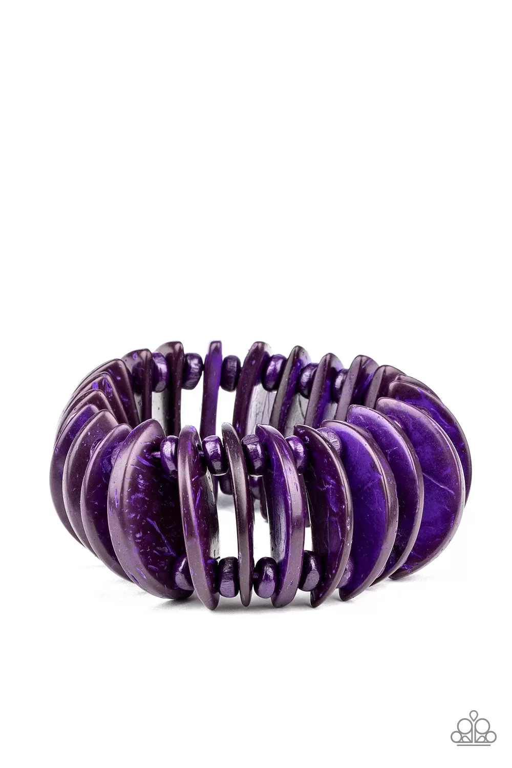 Paparazzi Accessories - Tropical Tiki Bar - Purple Bracelet