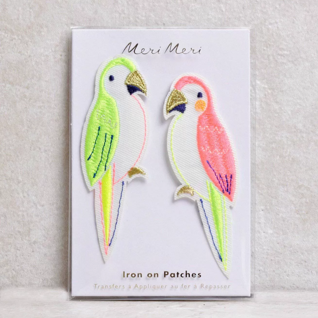 Parrot Iron-On Patches