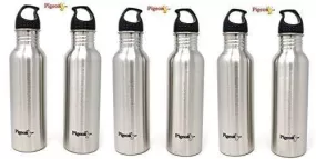 Pigeon Stainless Steel Water Bottle 750ml (Set of 6)