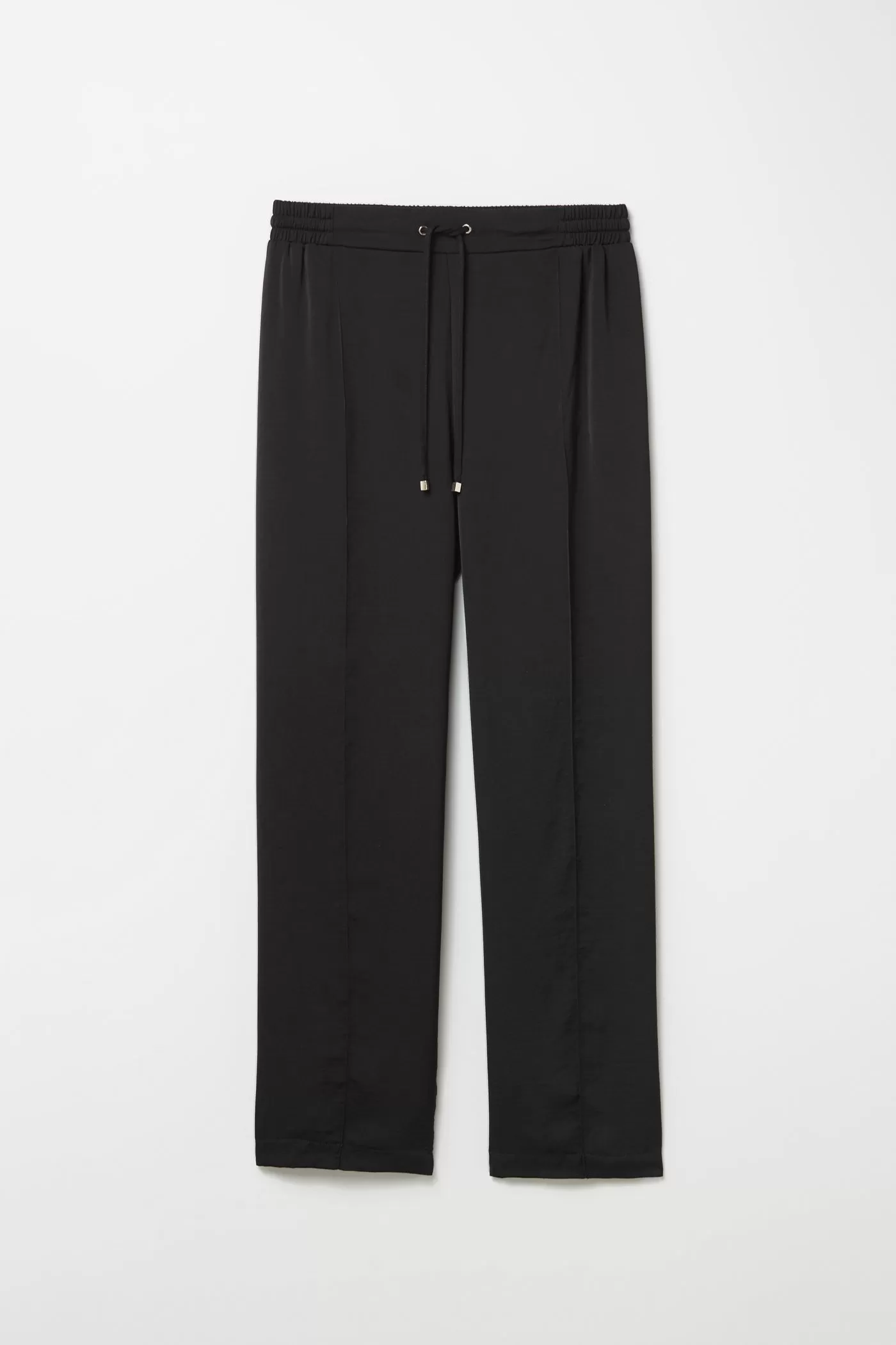 Plain loose-fit trousers