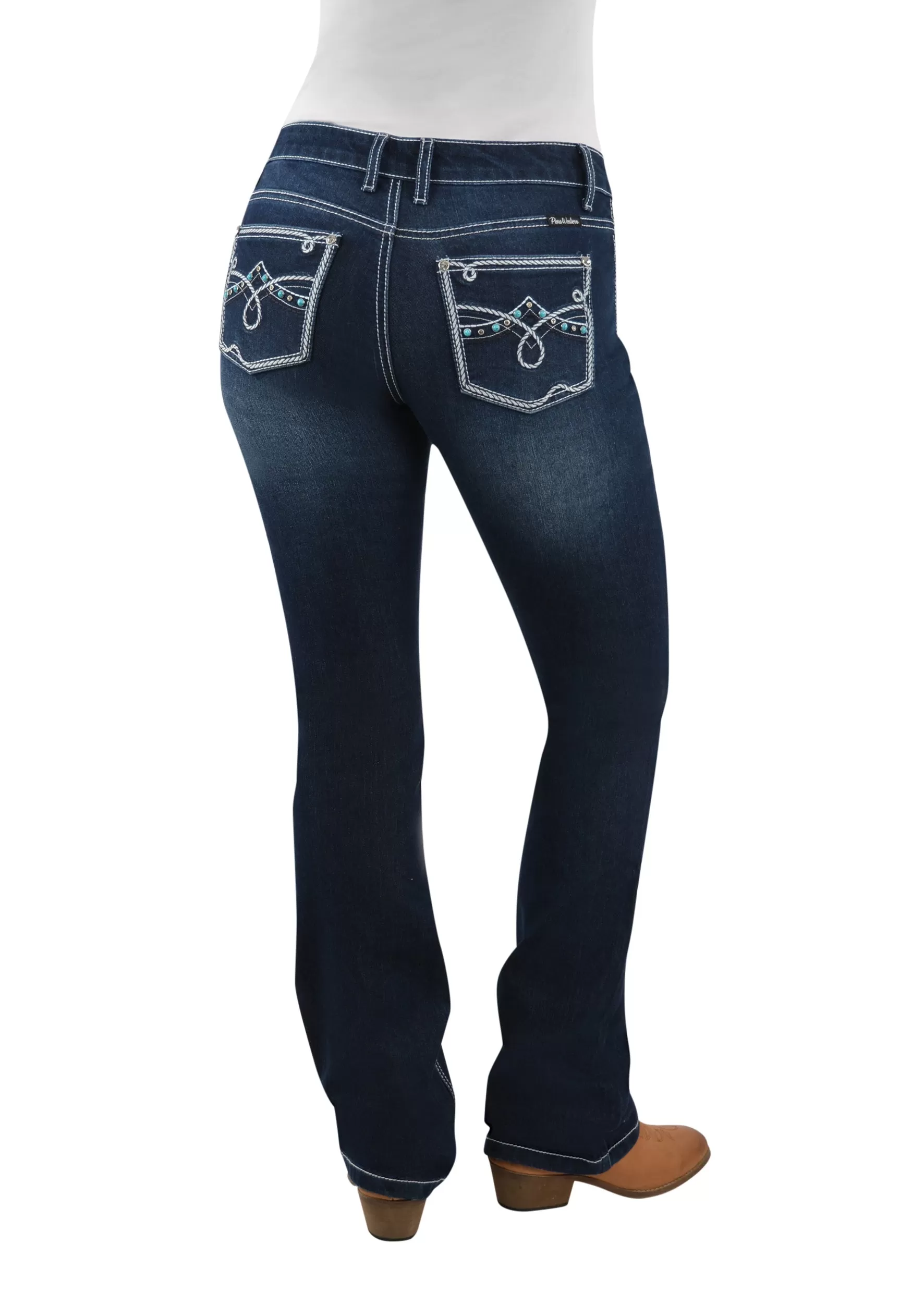 Pure Western Womens Rhian Bootcut Jean 34 Leg