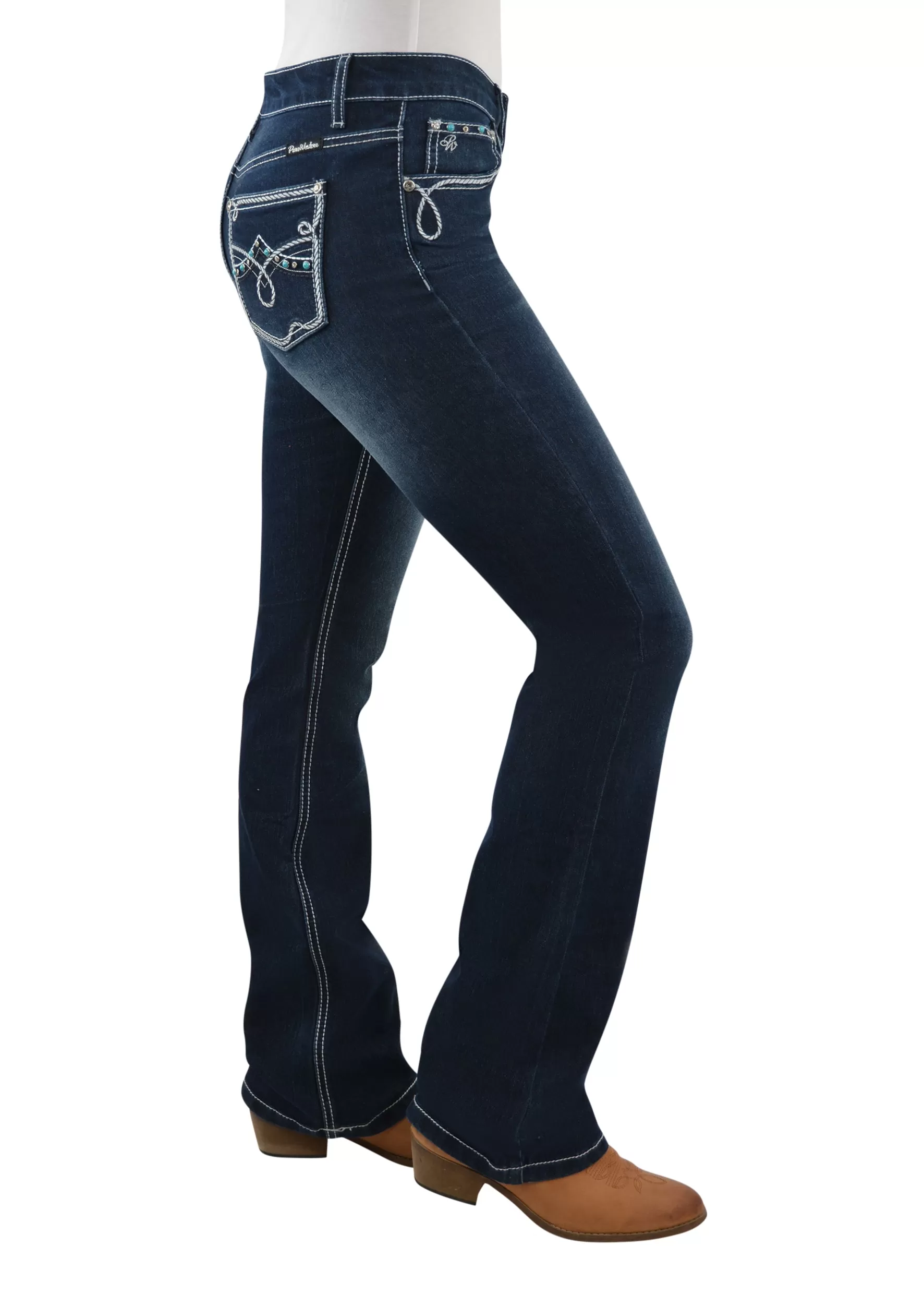 Pure Western Womens Rhian Bootcut Jean 34 Leg