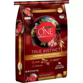 Purina ONE SmartBlend True Instinct Real Turkey & Venison Adult Premium Dry Dog Food