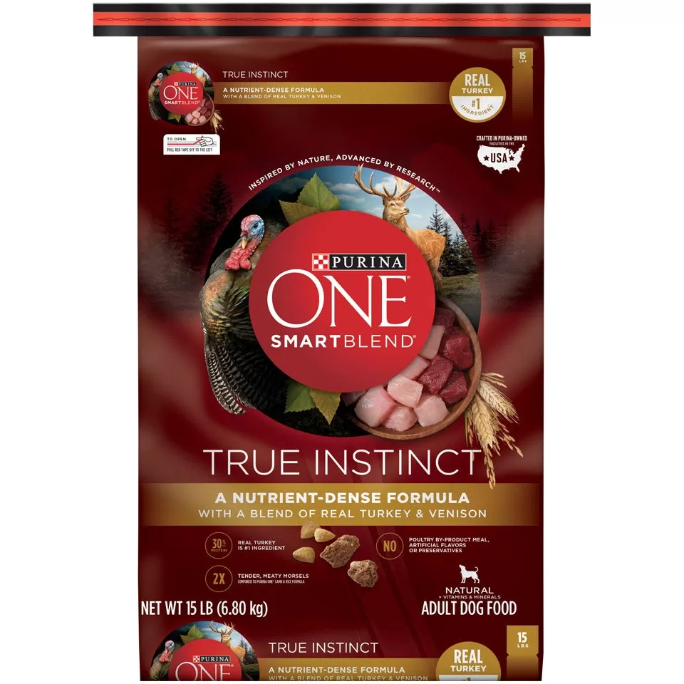 Purina ONE SmartBlend True Instinct Turkey & Venison Dry Dog Food