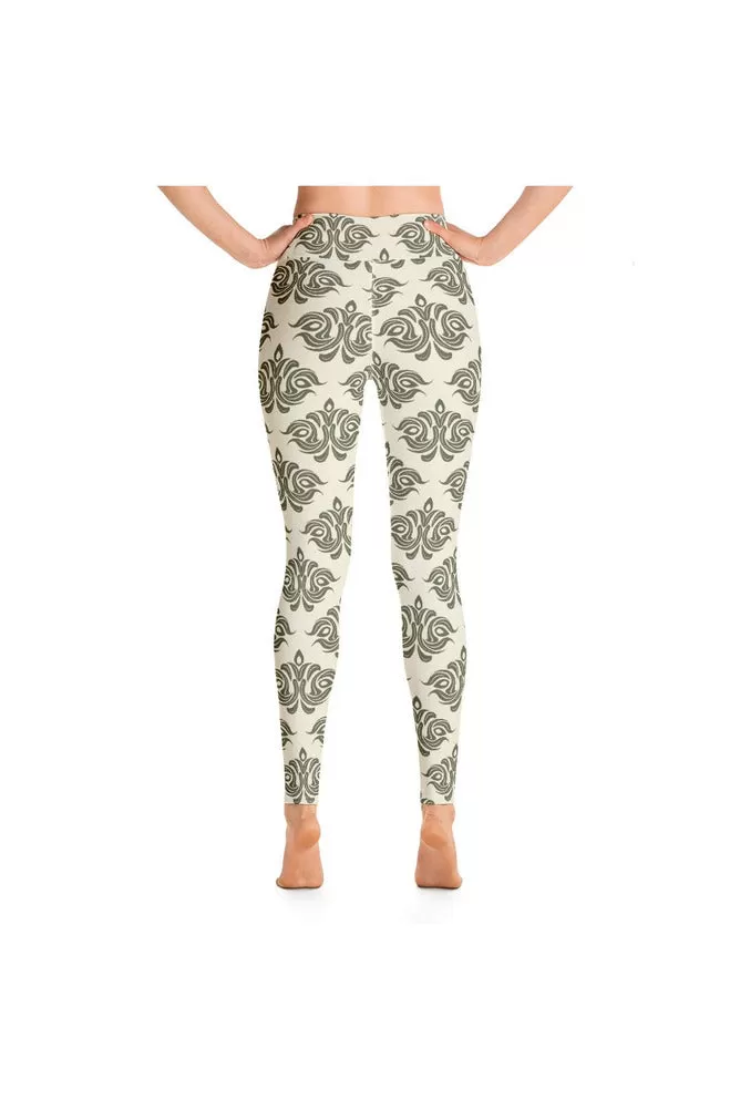 Rhinestone Print Yoga Leggings