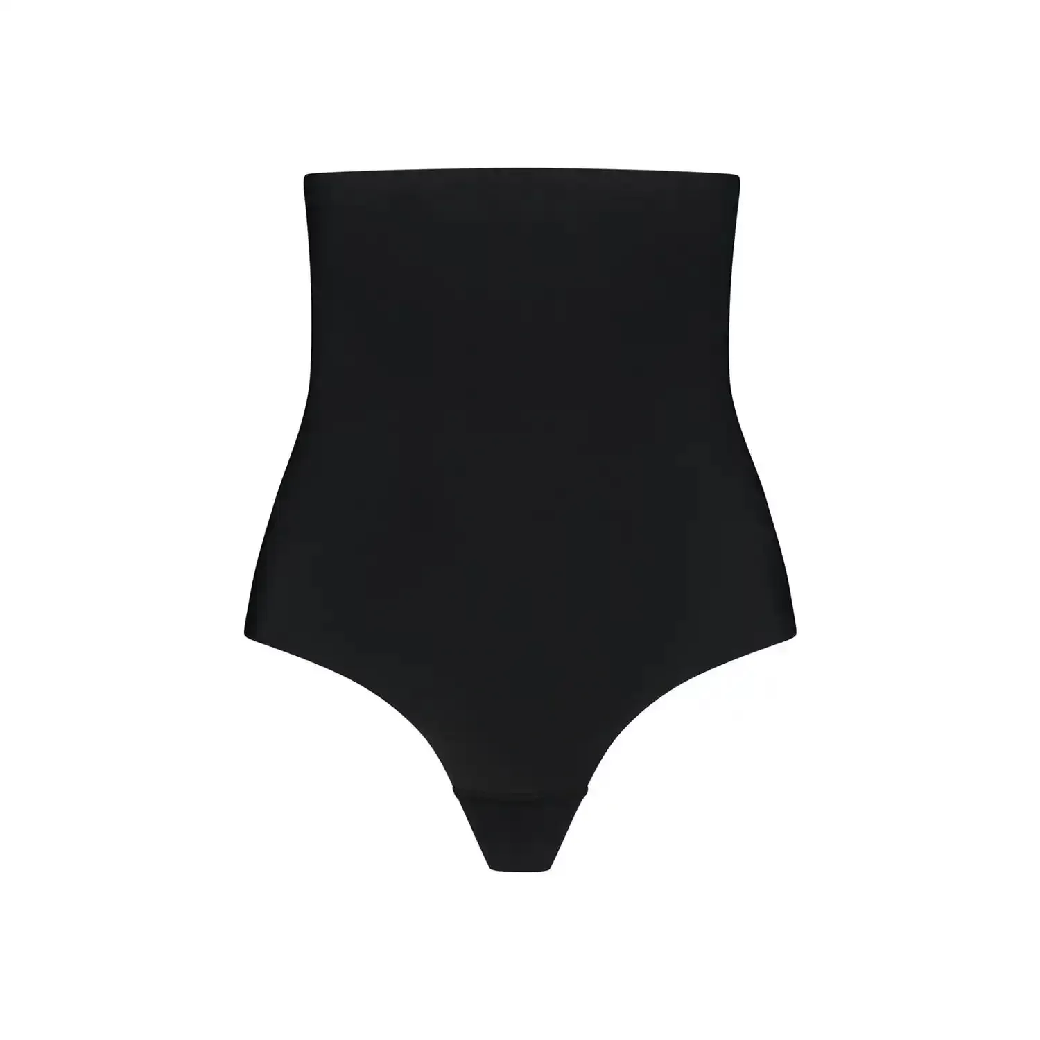 Sculpting High Waist Thong - Black