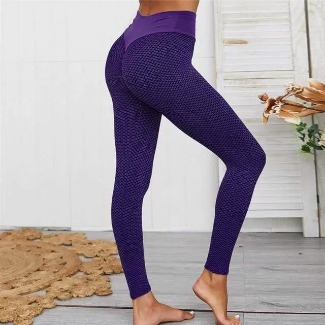 Seamless Fitness Women Leggings Fashion Patchwork Print High Waist Elastic Push Up Ankle Length Polyester Leggings