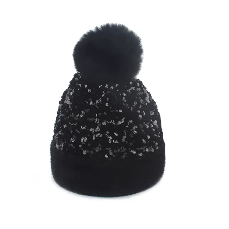 Sequins Beanie Skullies