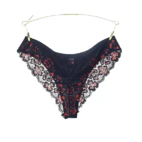 Sexy Micro Lingerie Seamless Thong Embroidered Seamless Panty For Women