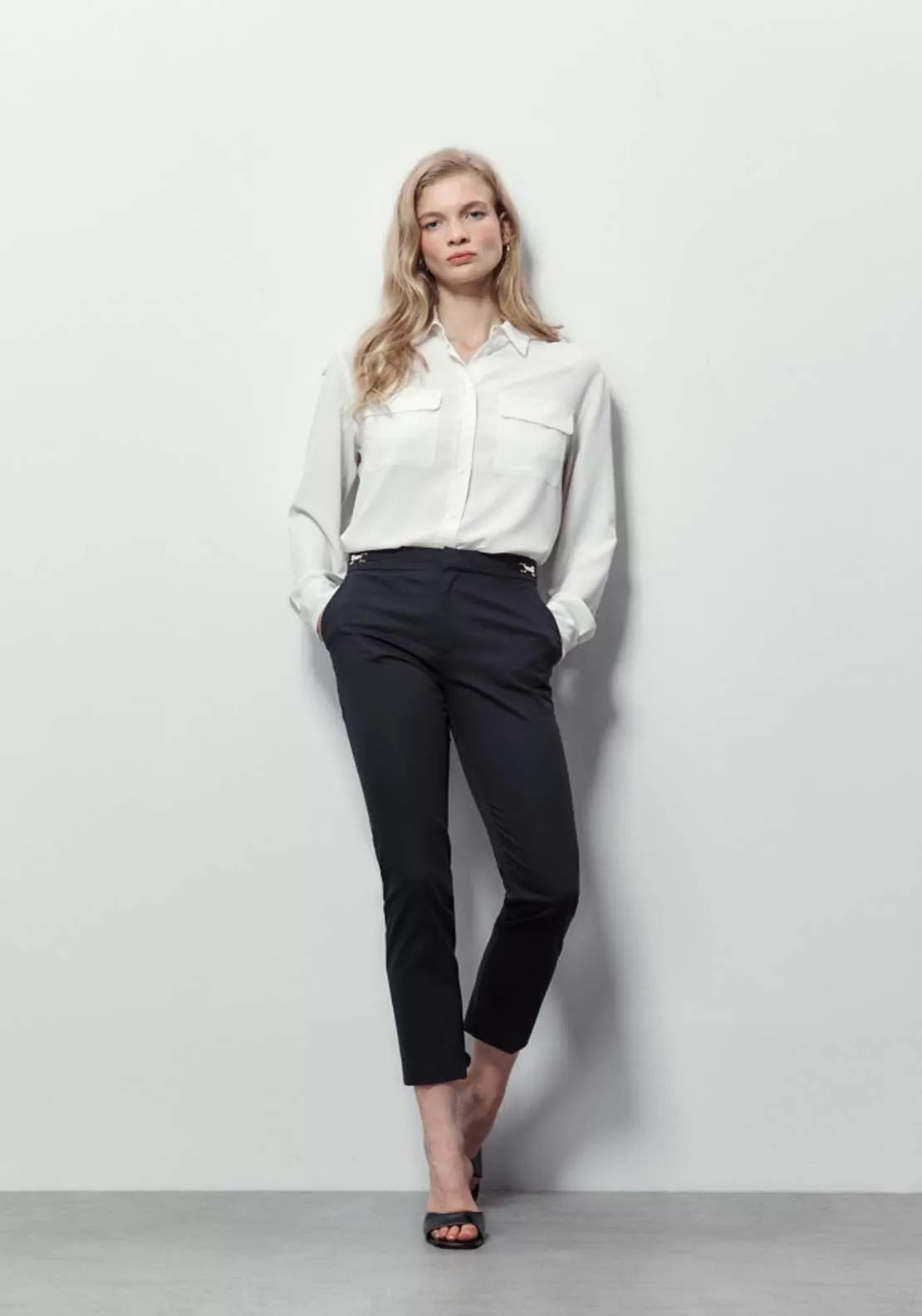 Side Buckle Trousers