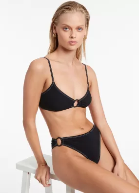 Signature Trim Bralette - Black