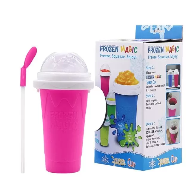 Silicone Quick Frozen Ice Cream Maker Squeeze Cups S4886193