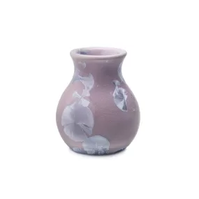 Simon Pearce Crystalline Lilac Curio Bud Vase