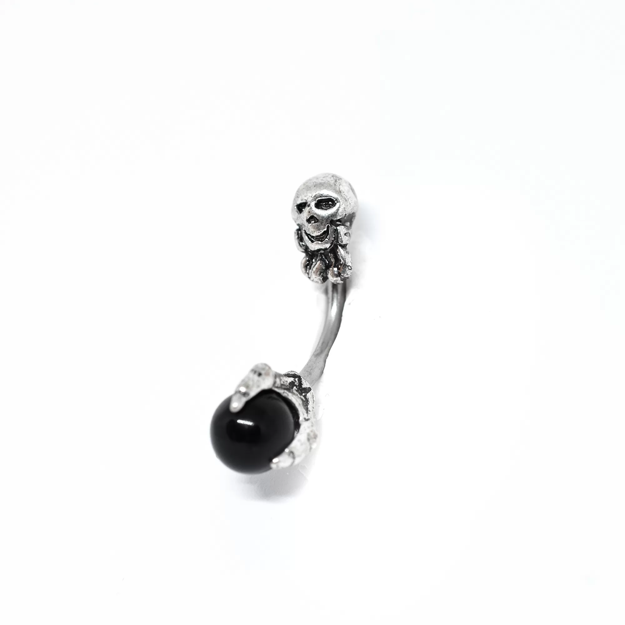 Skull Claw Belly Ring