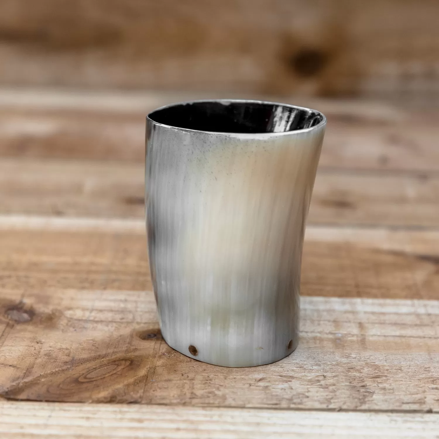 Small Horn Cup (hidden wooden bottom)