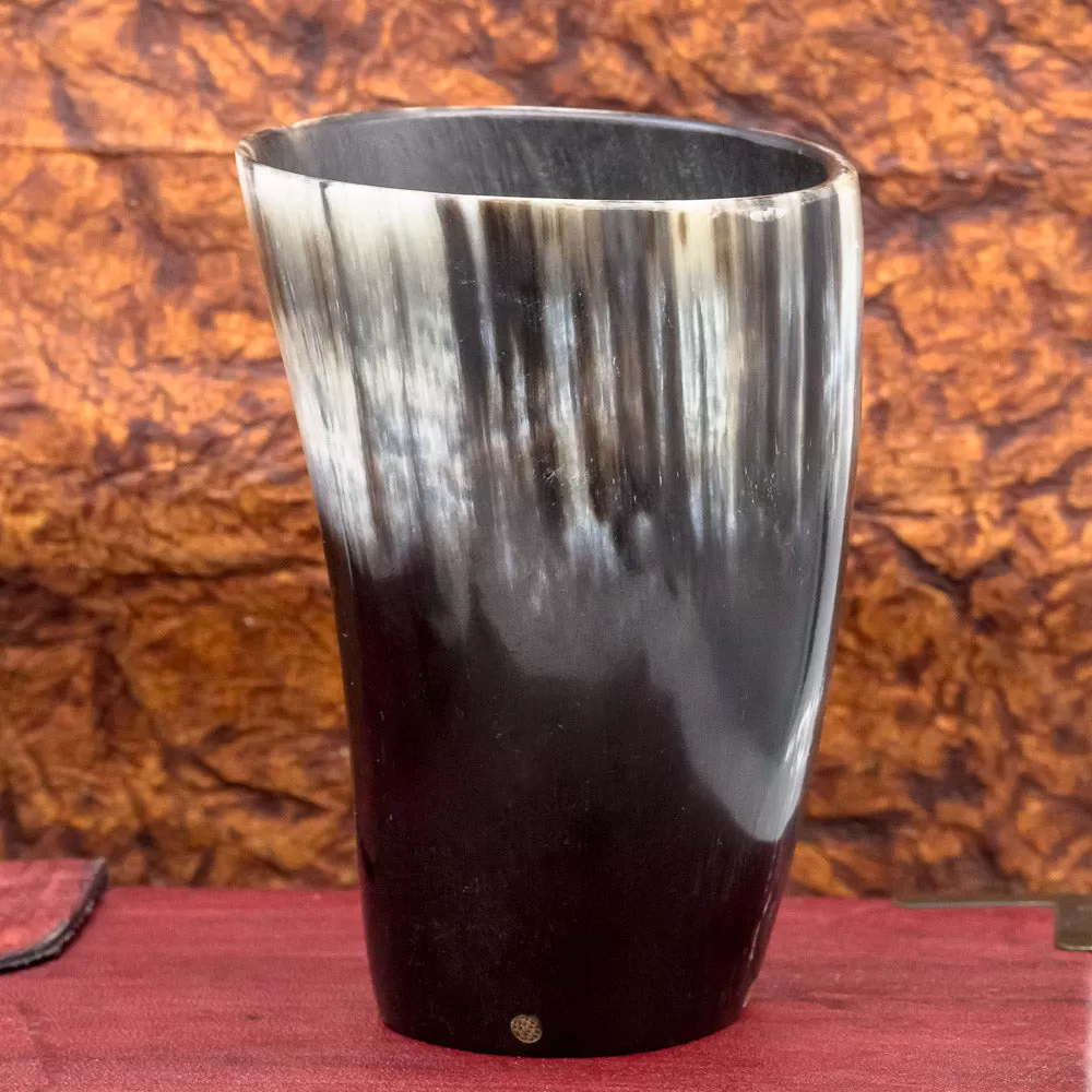 Small Horn Cup (hidden wooden bottom)