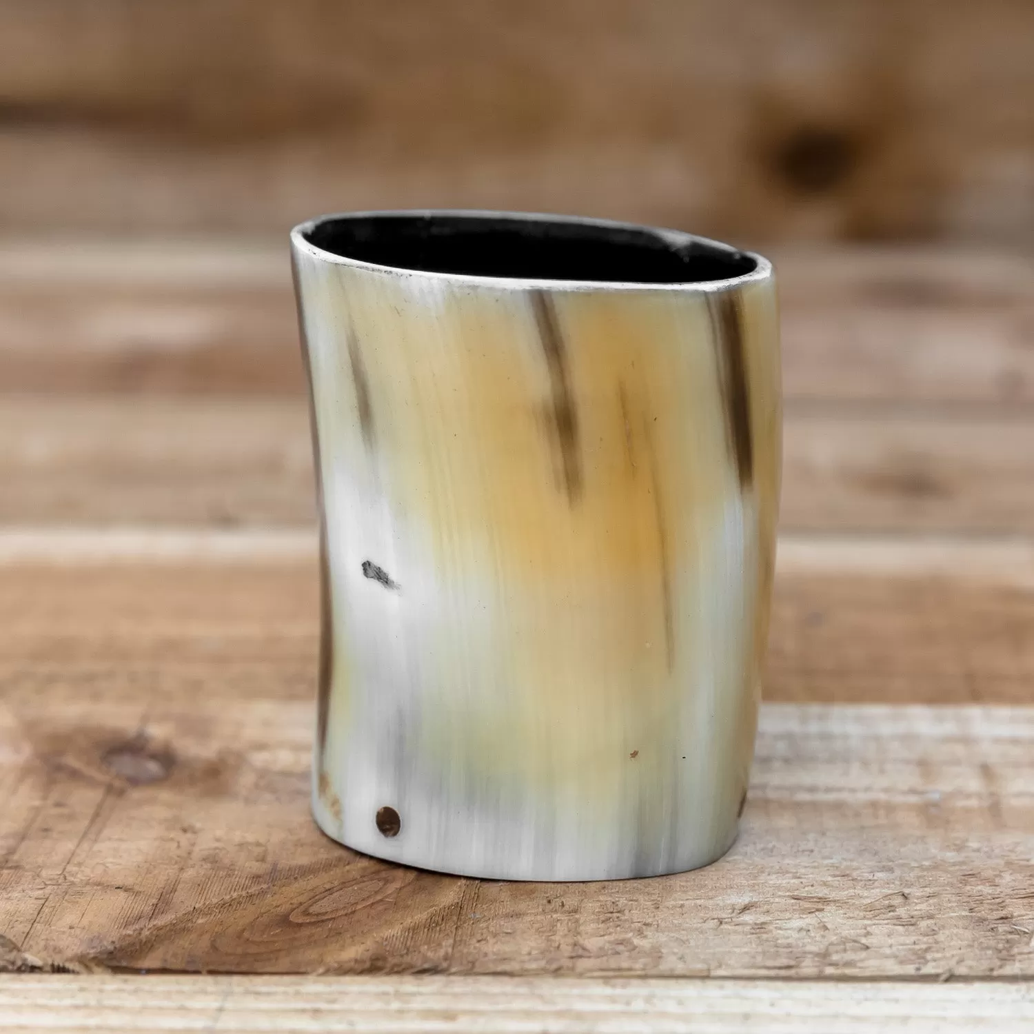 Small Horn Cup (hidden wooden bottom)